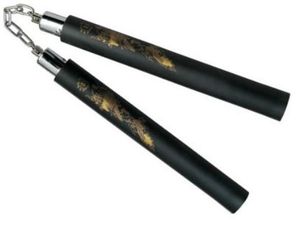 Wacoku Dragon Nunchaku Black