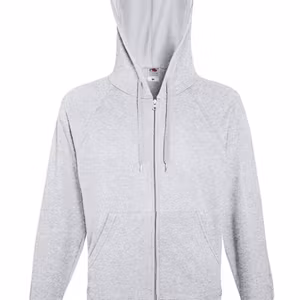 Zip Hood Grå