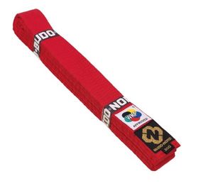 WKF Bälte Röd Budo Nord