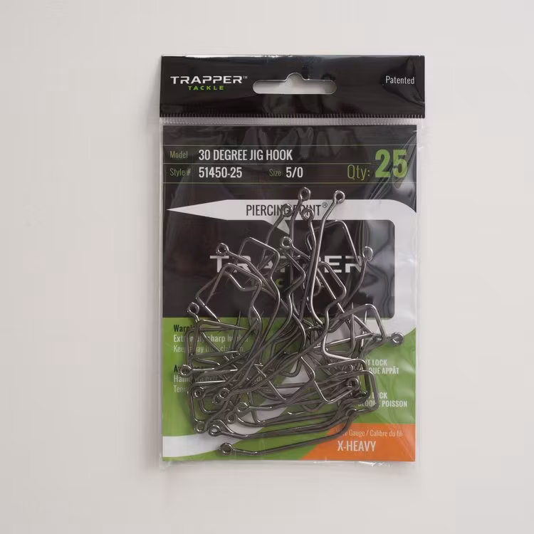 Trapper Hooks 30 Degree Jig Hook