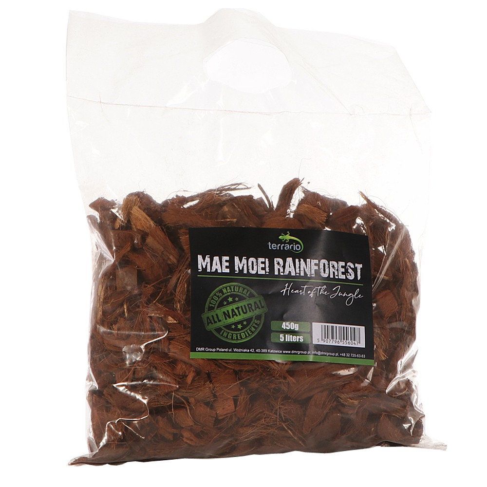 Terrario Mae Moei Rainforest 5l - stora kokoschips
