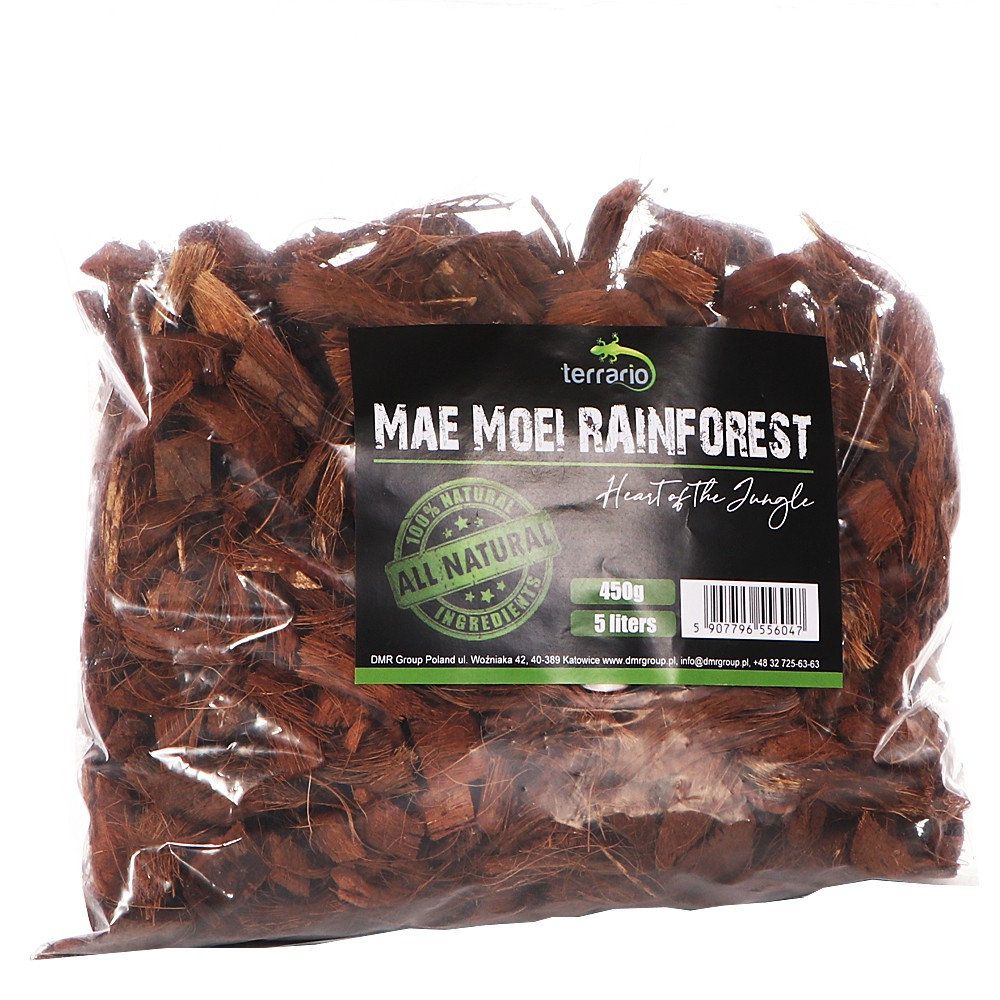Terrario Mae Moei Rainforest 5l - stora kokoschips