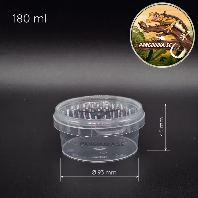 Plastburk med lufthål 180ml