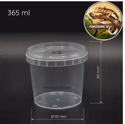 Plastburk med lufthål 365ml