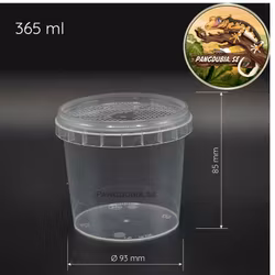 Plastburk med lufthål 365ml