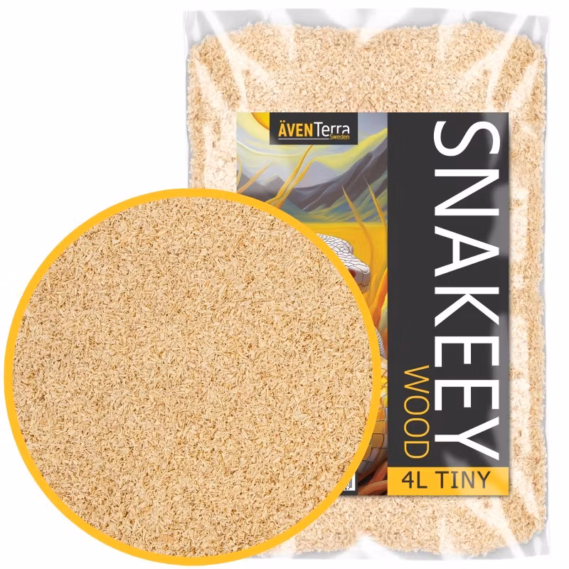 Äventerra Sweden SNAKEEY Wood Tiny 4L – Substrat för ormar och gnagare