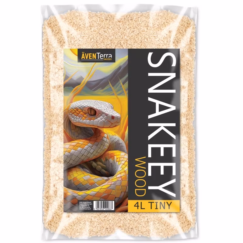 Äventerra Sweden SNAKEEY Wood Tiny 4L – Substrat för ormar och gnagare