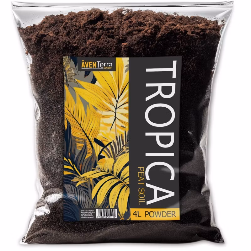Äventerra Sweden Tropica Torvjord 4L – Fin torv för terrarium och växter