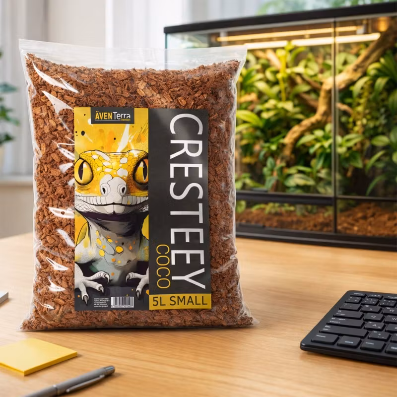 Äventerra Sweden CRESTEEY 5L Small – Fina kokosflis för terrarium