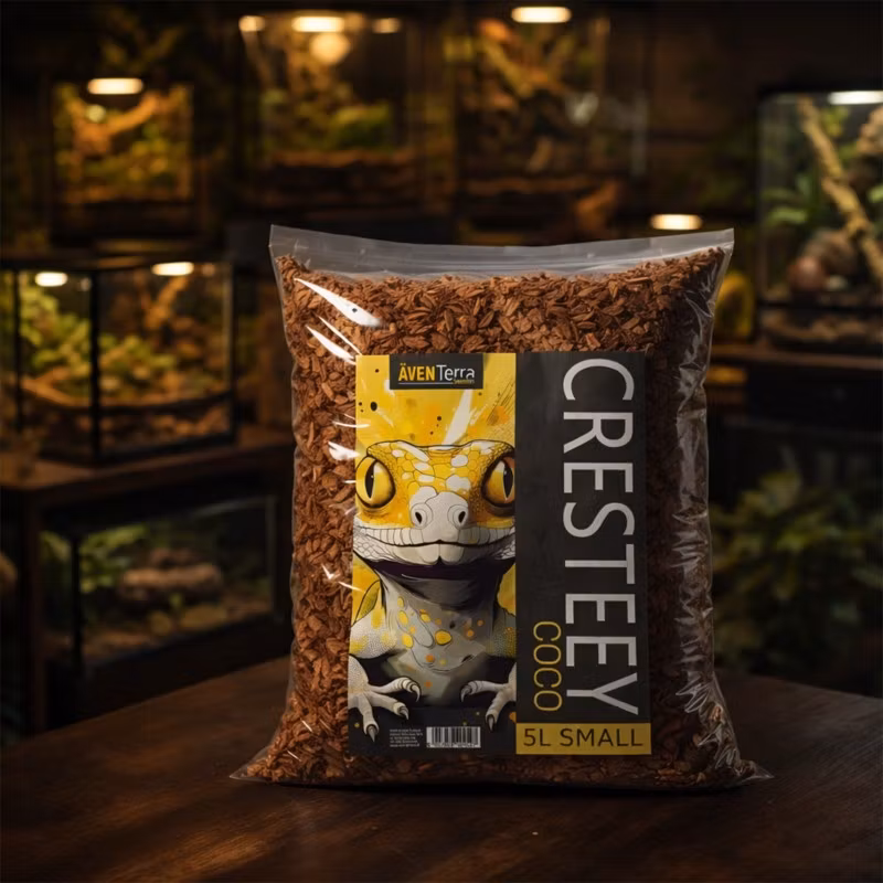Äventerra Sweden CRESTEEY 5L Small – Fina kokosflis för terrarium