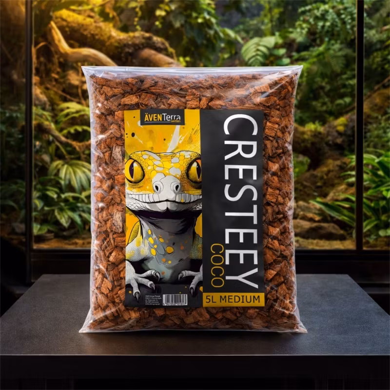 Äventerra Sweden CRESTEEY 5L Medium – Kokosflis för terrarium