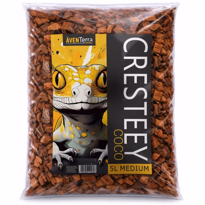 Äventerra Sweden CRESTEEY 5L Medium – Kokosflis för terrarium