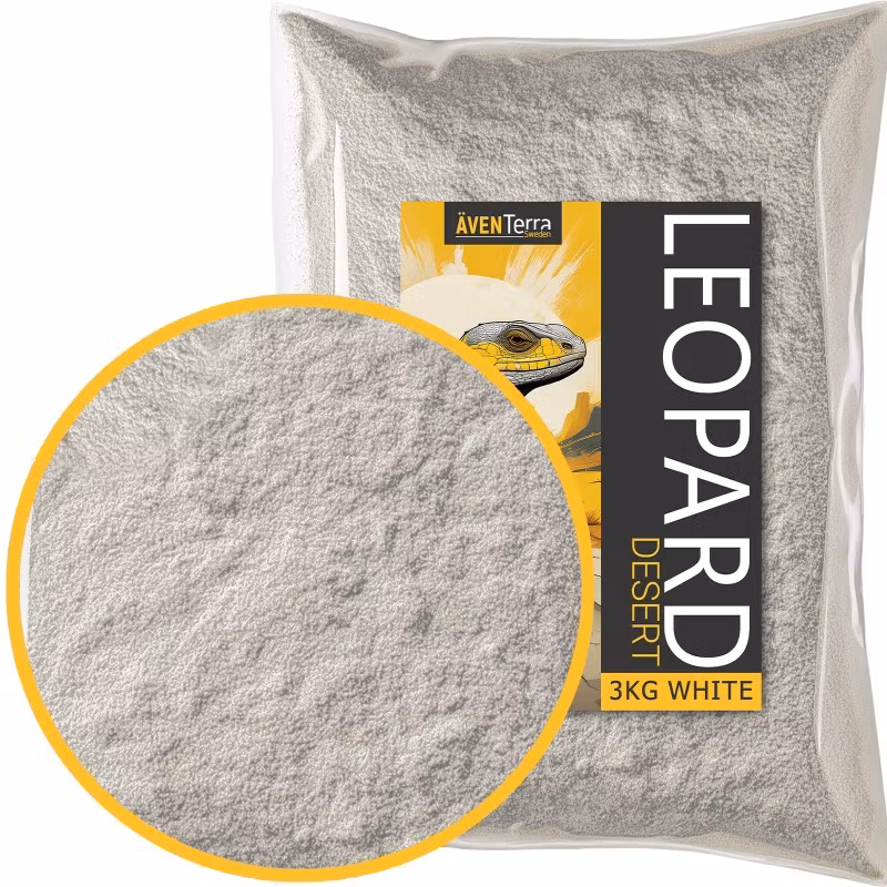 Äventerra Sweden LEOPARD Öken Vit 3kg – Lersubstrat för ökenterrarier