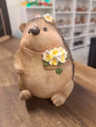 Pindsvin med blomster