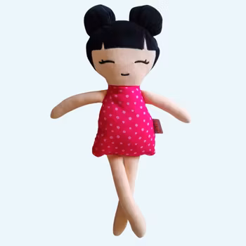 Watoto Handgjord Docka Mei-Mei