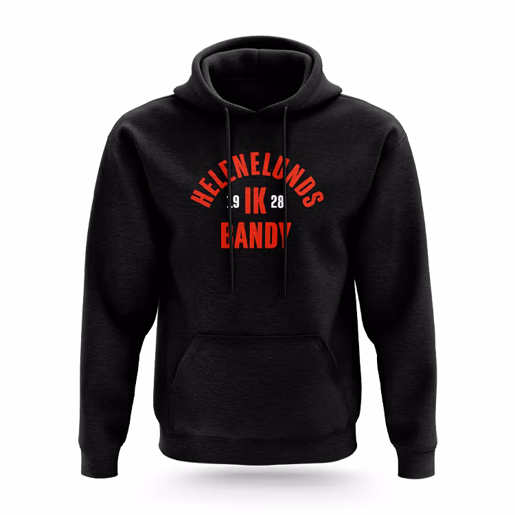Svart hoodie, HIK