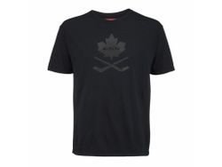 CCM Blackout leaf tee, black