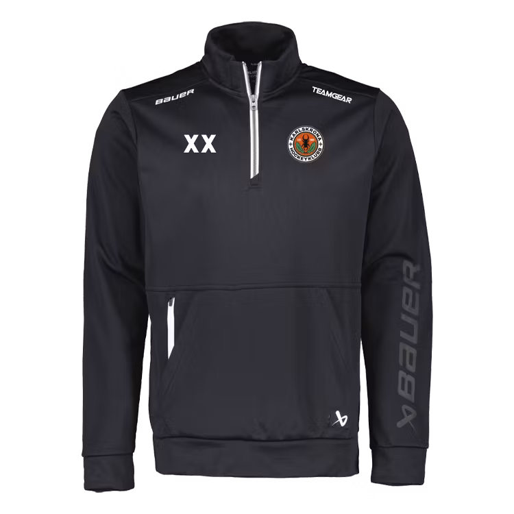 Bauer Vapor 1/2 zip fleece top Jr, KHK