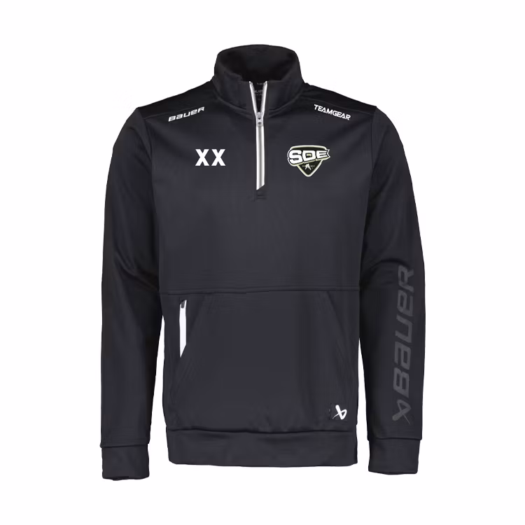 Bauer Vapor 1/2 zip fleece top Sr, SDE