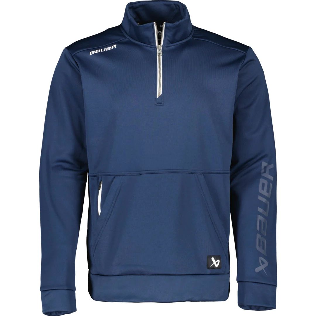 Bauer Vapor 1/2 zip fleece top, navy