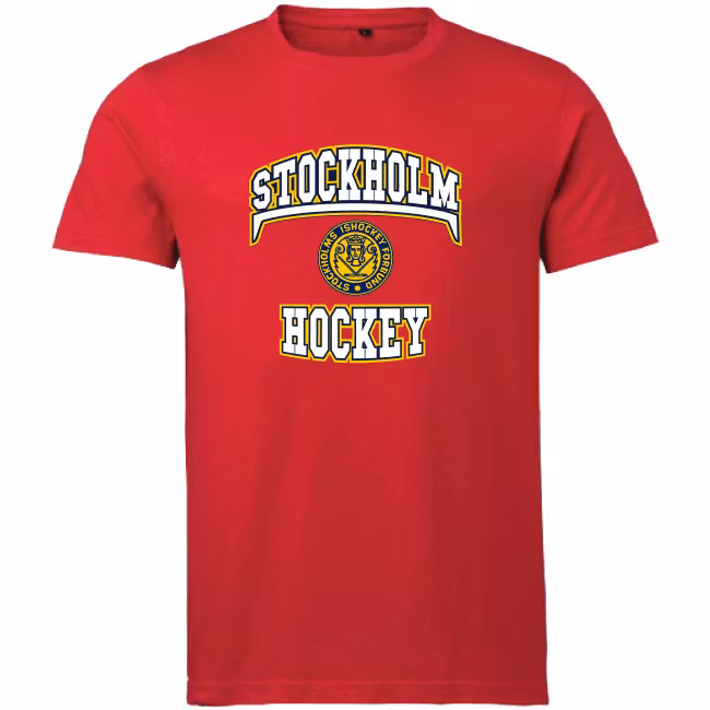 Sthlm IF tee, röd