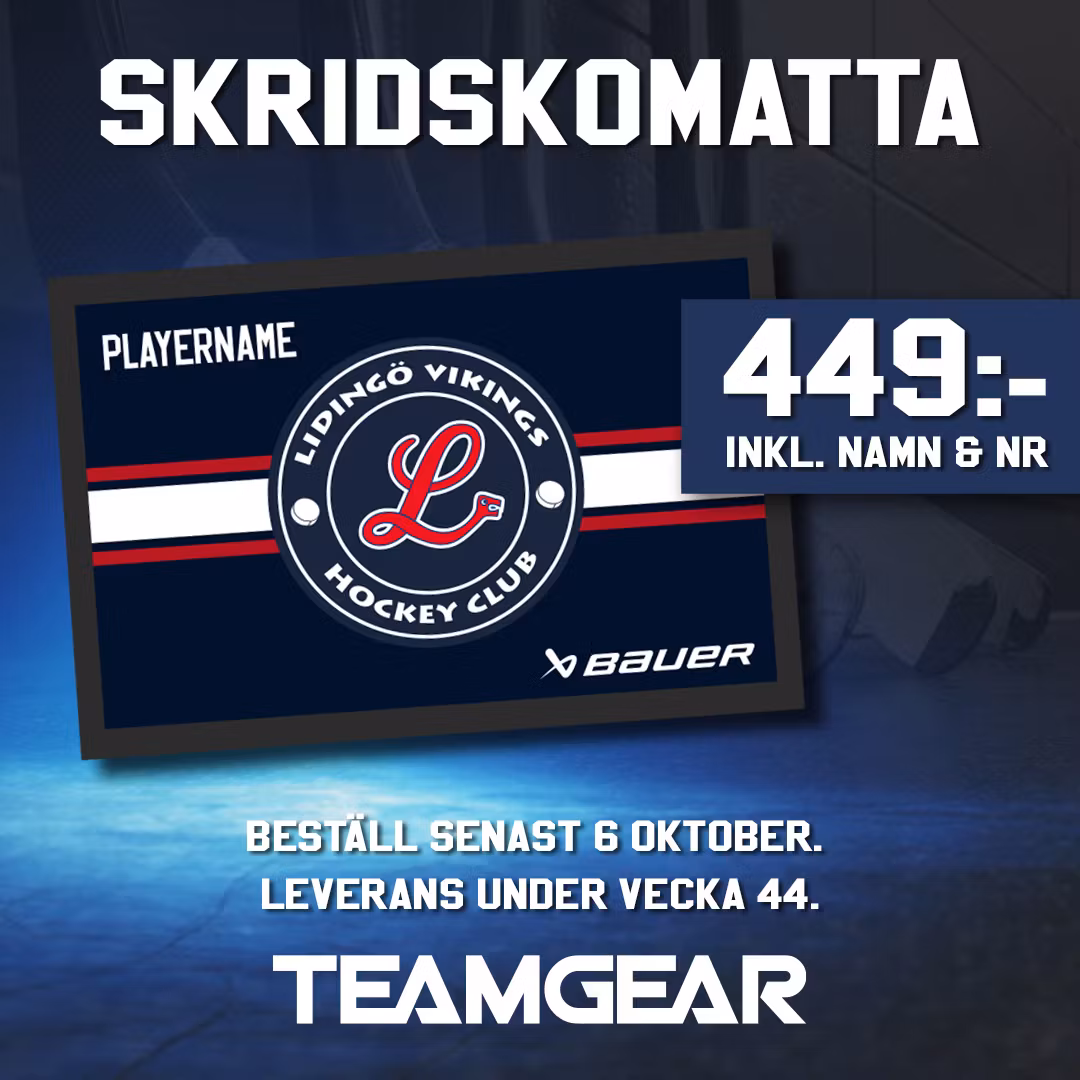 Lidingö skridskomatta, OBS! sista beställningsdatum 6/10-24