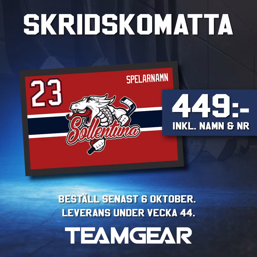 SHC skridskomatta, OBS! sista beställningsdatum 6/10-24