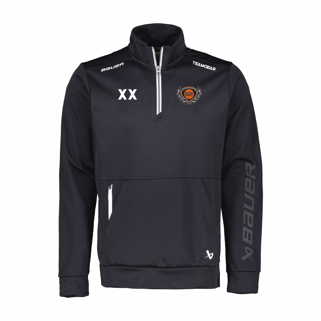 NY MODELL! Bauer Vapor 1/2 zip fleece top Sr, Solna HC
