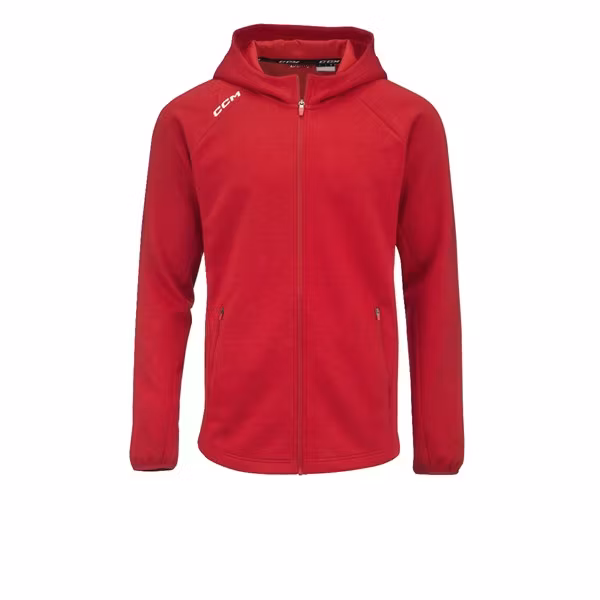 CCM Fullzip Hood Red