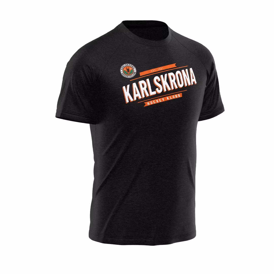 KHK tee, svart