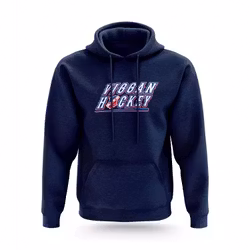 VIK hoodie, navy text logo