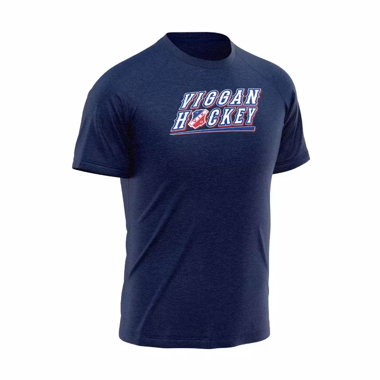 VIK tee, navy text logo