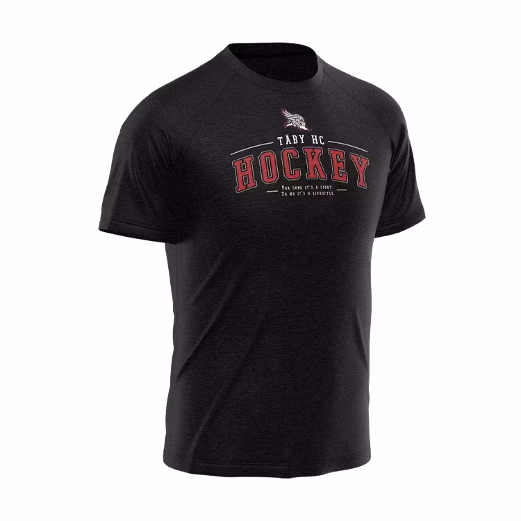 Svart T-shirt THC - text logo
