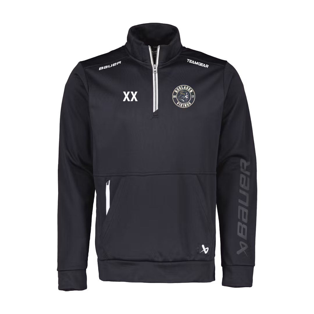 Bauer Vapor 1/2 zip fleece top Sr,
