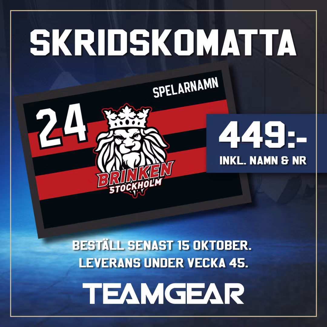 Brinken skridskomatta, OBS! sista beställningsdatum 15/10-25