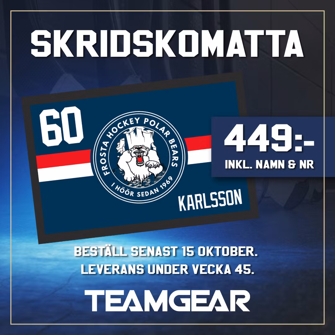 Frosta skridskomatta, OBS! sista beställningsdatum 15/10-25