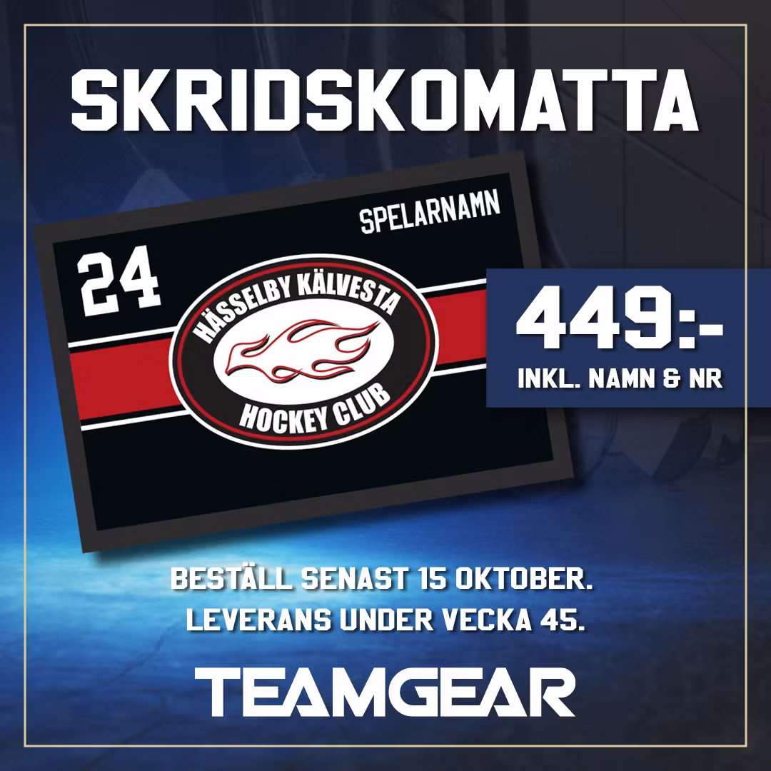 HKHC skridskomatta, OBS! sista beställningsdatum 15/10-25