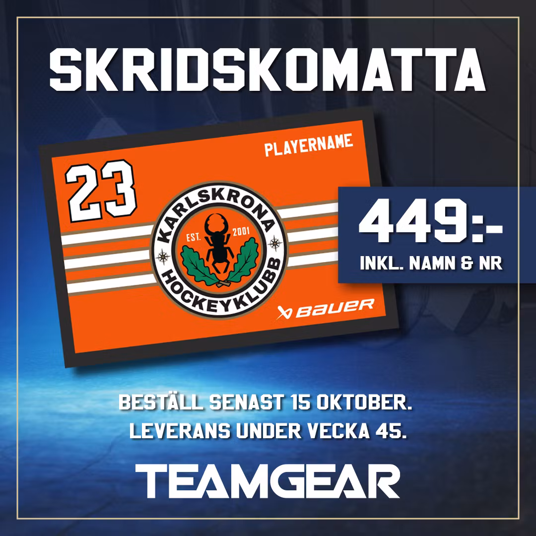 KHK skridskomatta, OBS! sista beställningsdatum 15/10-25