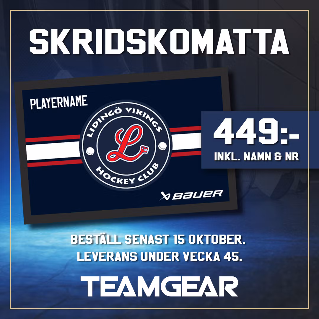 Lidingö skridskomatta, OBS! sista beställningsdatum 15/10-25