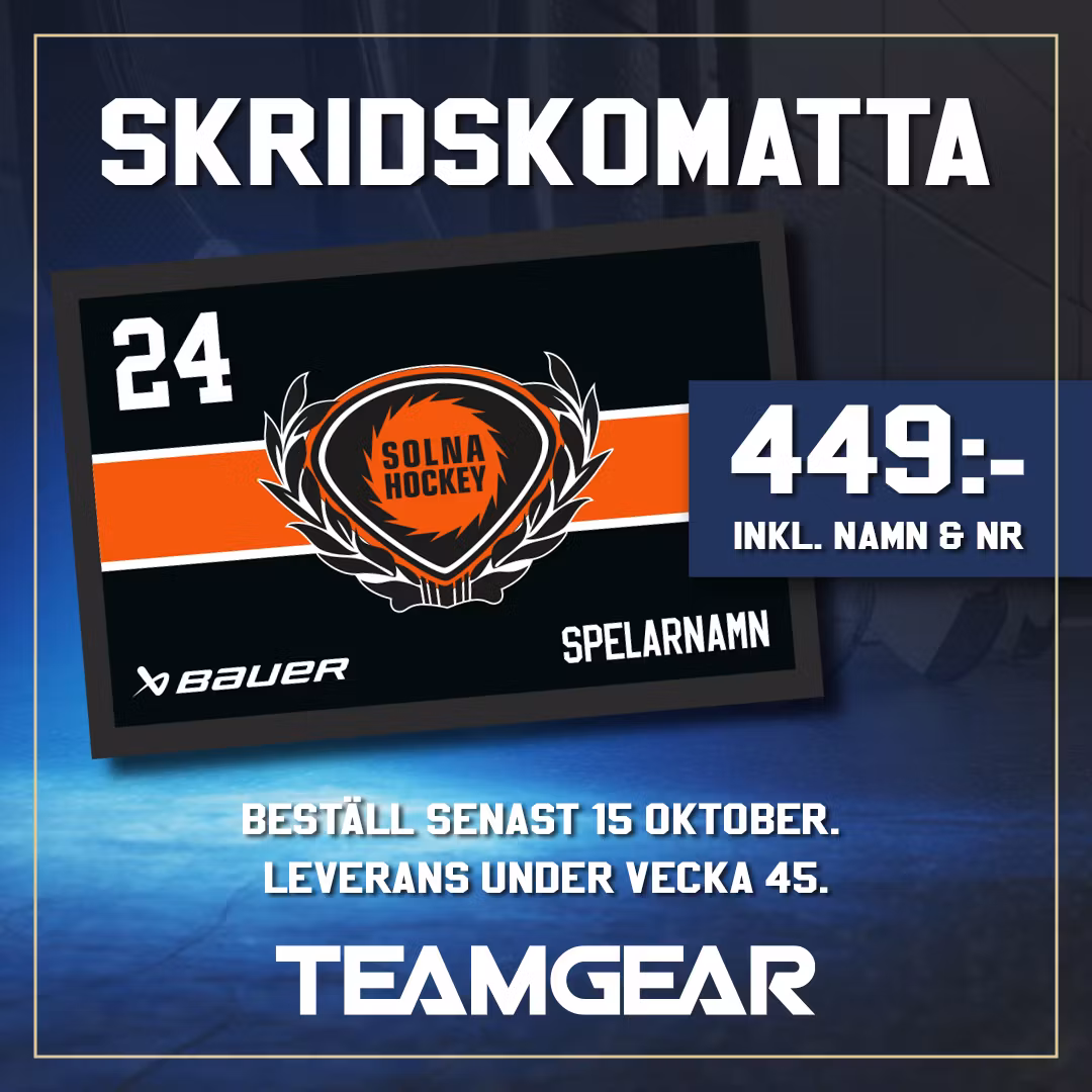 Solna skridskomatta, OBS! sista beställningsdatum 15/10-25