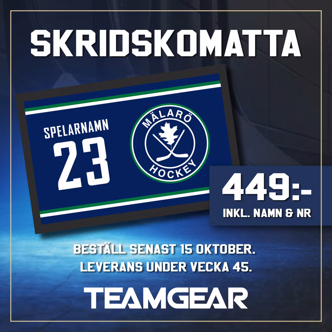 Mälarö skridskomatta. OBS! sista beställningsdatum 15/10-25