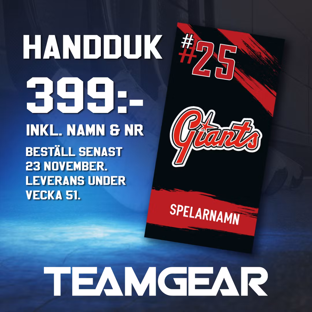 Lund Giants handduk OBS! sista beställningsdag 23/11-25