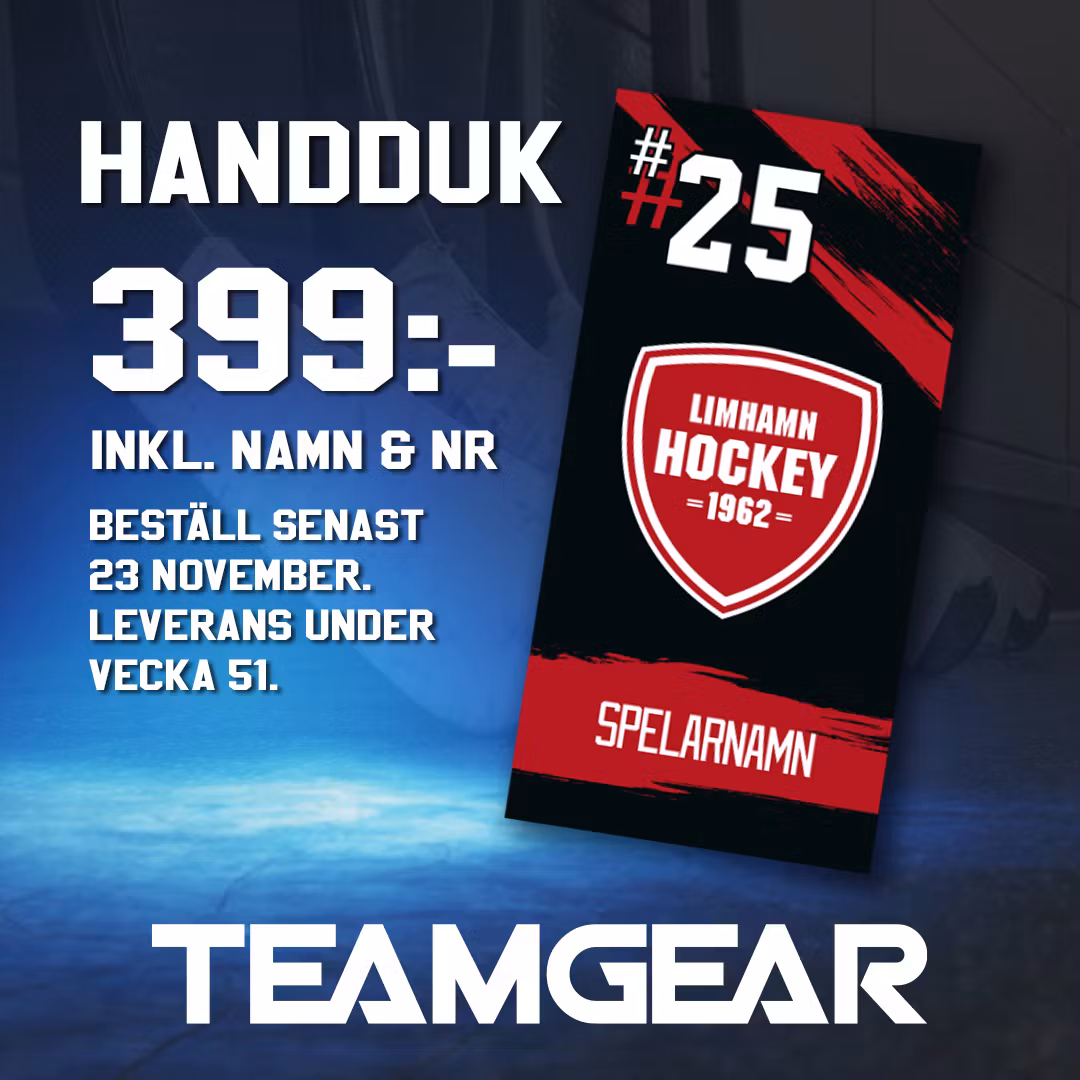 Limhamn hockey handduk OBS! sista beställningsdag 23/11-25