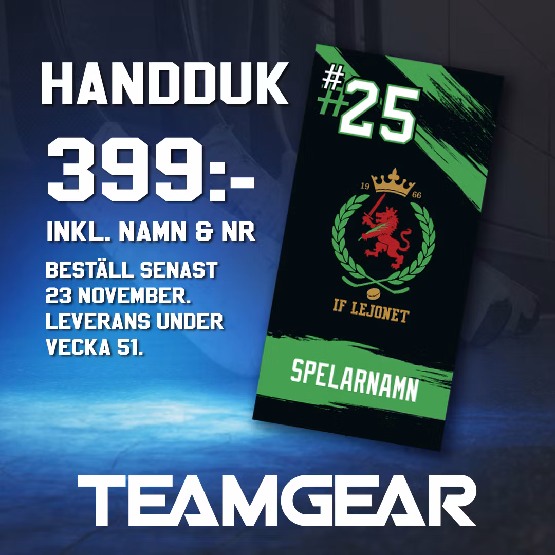 IF Lejonet handduk OBS! sista beställningsdag 23/11-25