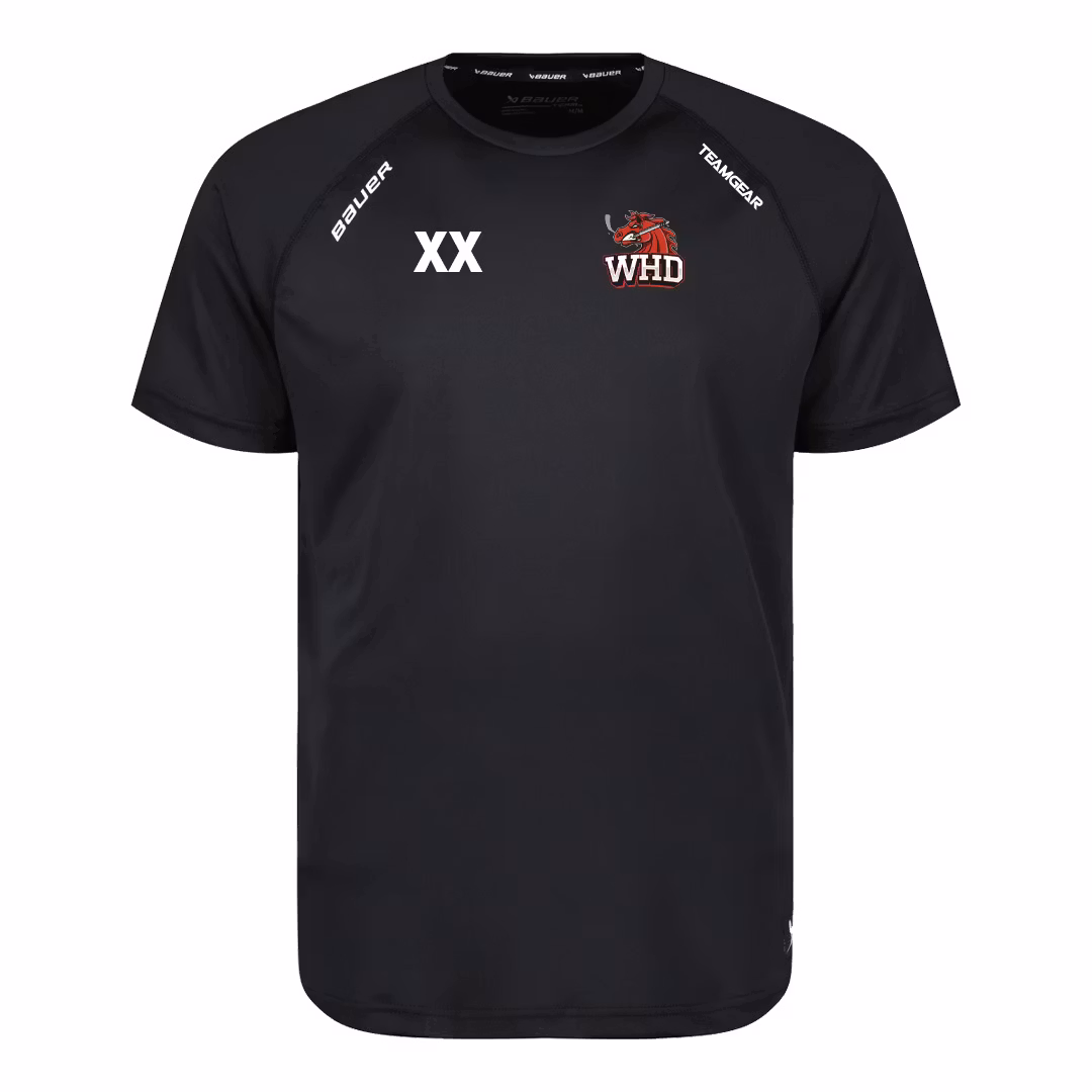 Bauer Vapor tech tee Sr, WHD