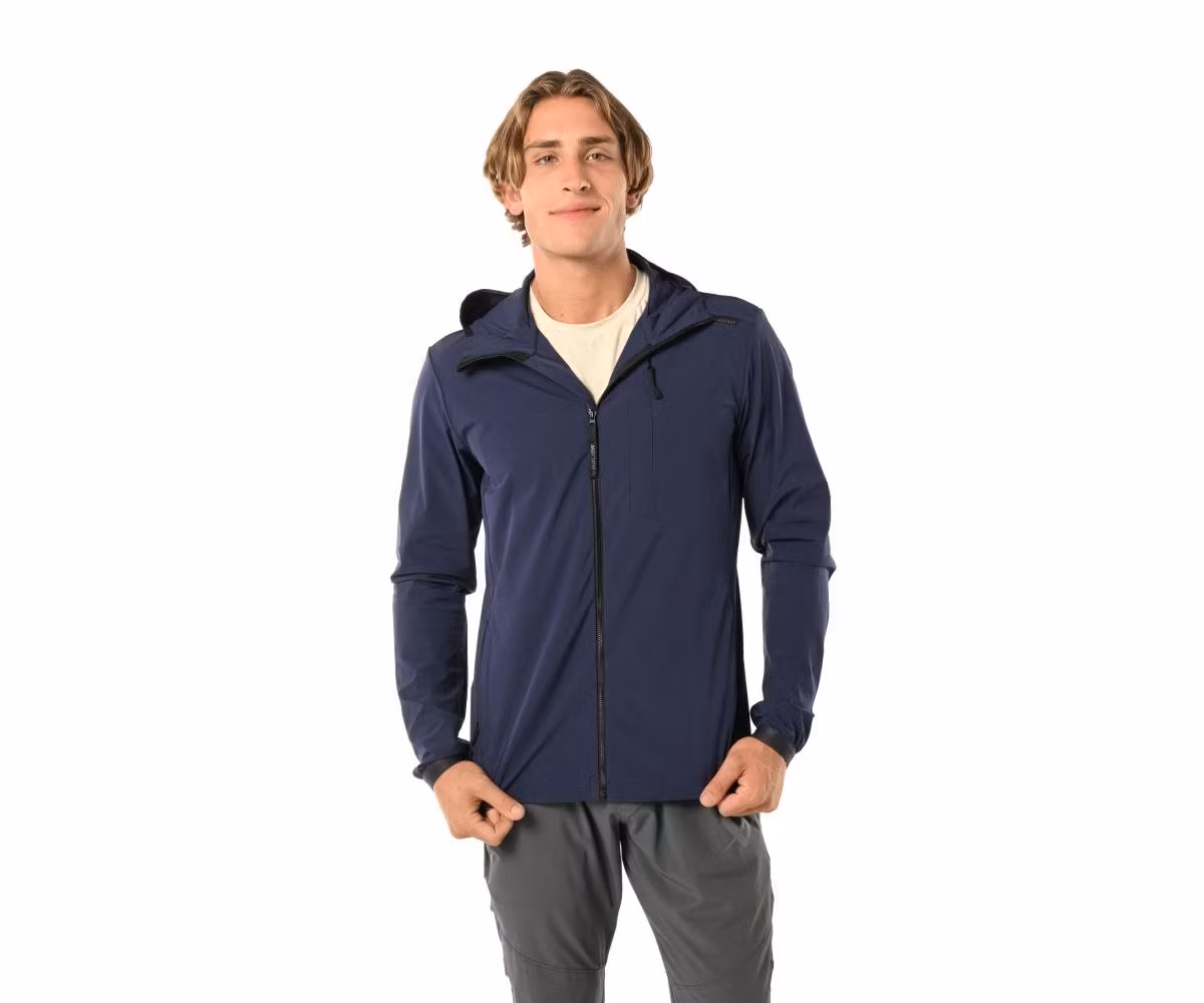 Bauer Jacka FLC Sail Racing Running Shell Navy