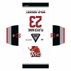 WHD matchtröja- vit OBS sista beställningsdag 4/2