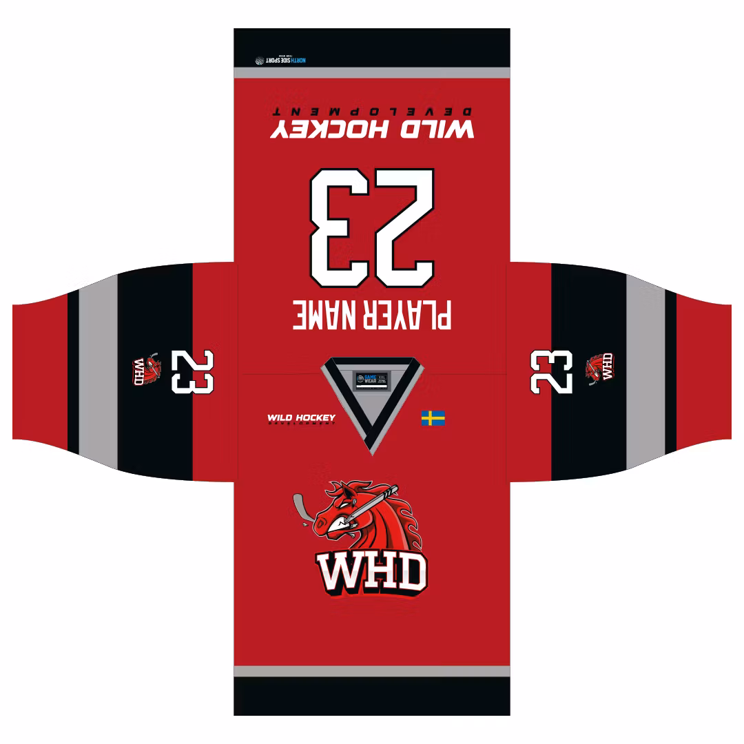 WHD matchtröja- röd. OBS sista beställningsdag 4/2