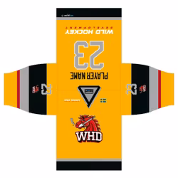 WHD matchtröja- gul. OBS sista beställningsdag 4/2