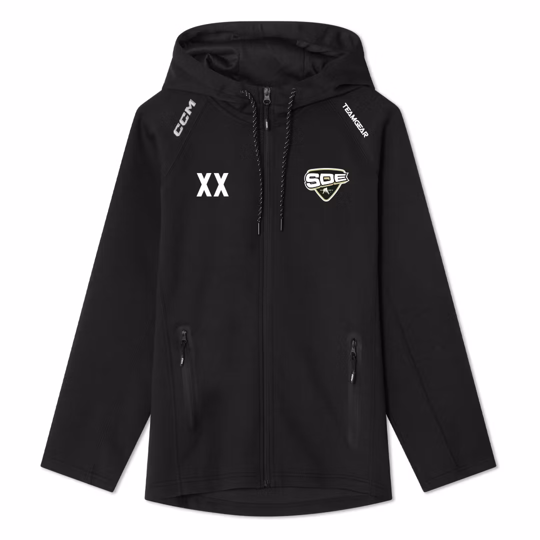 NYHET! CCM Fullzip Hood, Sr - SDE